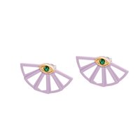 Orecchini Valentina Ferragni Donna Ginevra Lilac in Argento DVF-OR-LO12 - DVF-OR-LO12